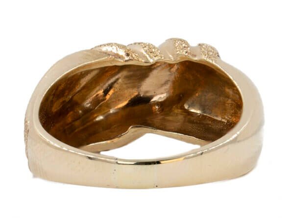 14 Karat Yellow Gold Shrimp Ring