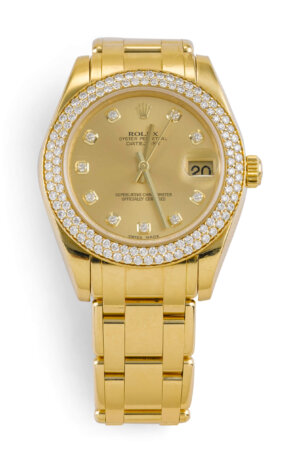 18 karat yellow gold Rolex Pearlmaster